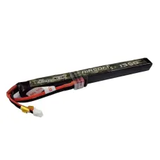 Аккумулятор для страйкбола Gens Ace LiPO 11,1В 1350мАч 3S 25C 193х18х16мм 100г T-Plug Airsoft (B-AS-25/50C-1350-3S1P)