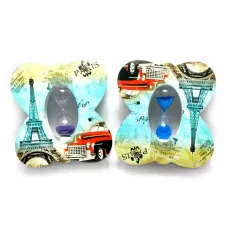 Часы песочные "Париж" (15х14х4 см) (H005)