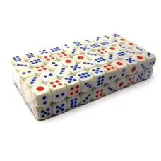 Кістки гральні (100 шт) (1 кістка 1,5 х1, 5 см) (уп 15х7, 5х3 см) (15 #)