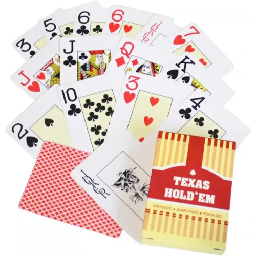 Гральні карти 30766RED карти гральні пластикові