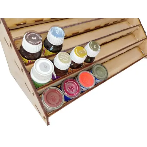 Модульне робоче місце WO-1233 Підставка під фарбу для 60 ємностей діаметром 30мм