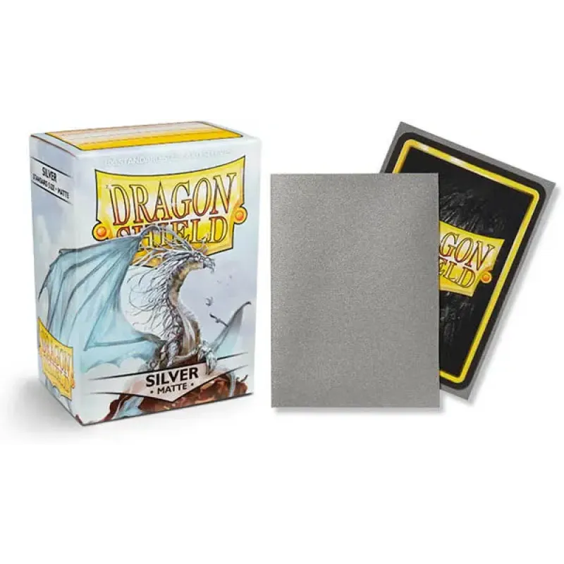 Протектори Dragon Shield 66 x 91мм (100 шт.) matte Silver