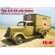 Бронетехніка та артилерія ICM35402 Typ 2,5-32 with shelter, WWII Німеччина ambulance
