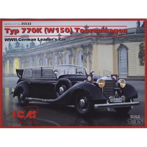 Бронетехника и артиллерия ICM35533 Typ 770K (W150) Tourenwagen, WWII German Leader's Car