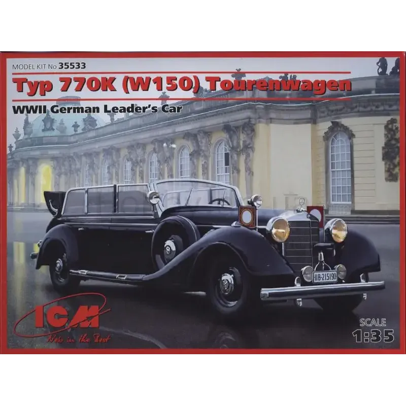 ICM35533 Typ 770K (W150) Tourenwagen, WWII German Leader's Car