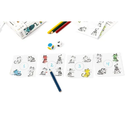 Настільна гра Тигренята з олівцями