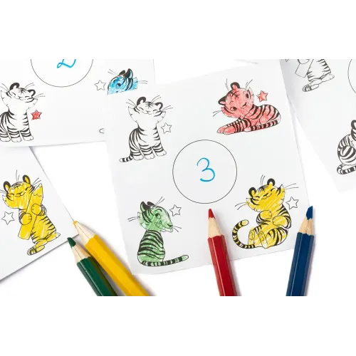 Настільна гра Тигренята з олівцями
