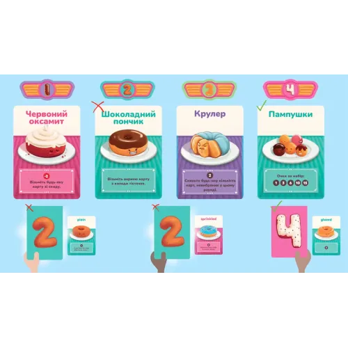 Настольная игра Пончесшествие (Go Nuts For Donuts!) UA