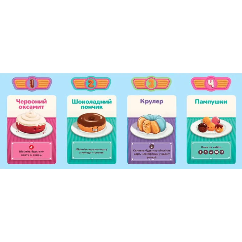 Настольная игра Пончесшествие (Go Nuts For Donuts!) UA