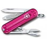 Ніж-брелок Victorinox Classic SD Transparent Colors, Cupcake Dream (0.6223.T5G) 7 функцій, 58 мм, Gift Box