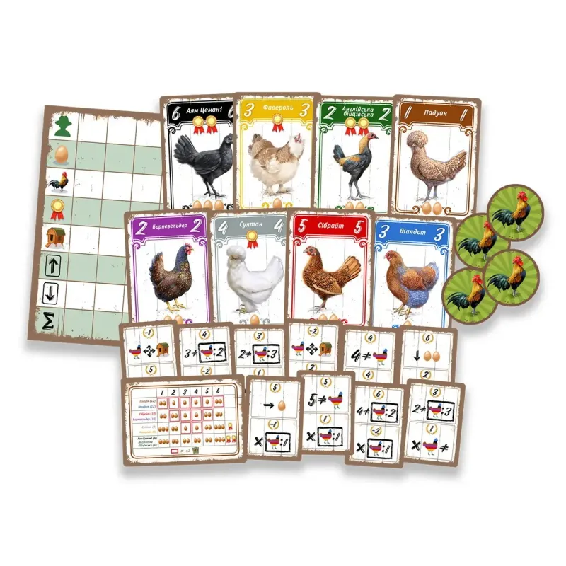 Настольная игра Курочки (Hens) UA