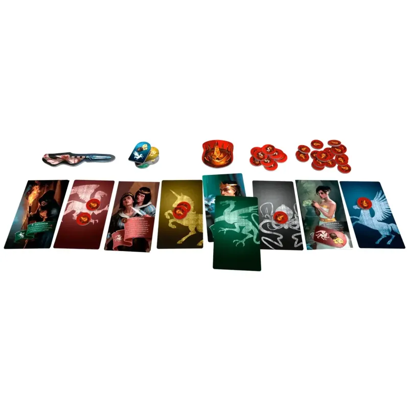 Настольная игра Орифлама. Пламя интриг (Oriflamme: Ablaze) UA