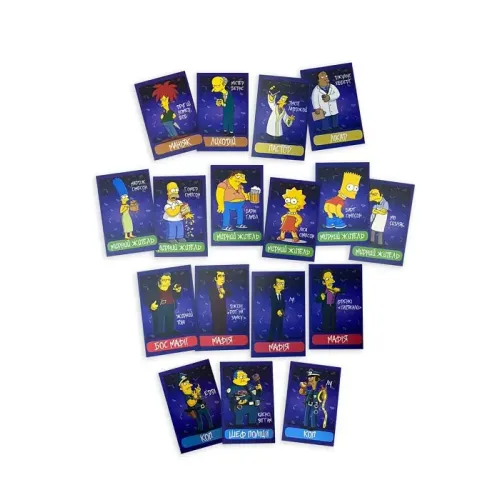 Настольная игра Мафия: Симпсоны (Mafia: The Simpsons)