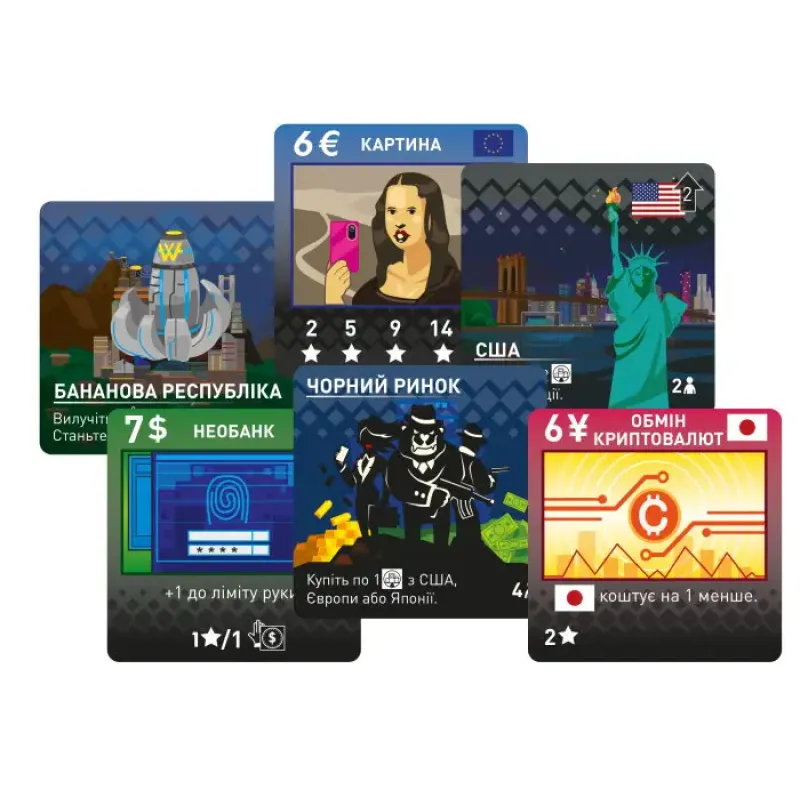 Настольная игра Грязные деньги (Dirty Money) UA