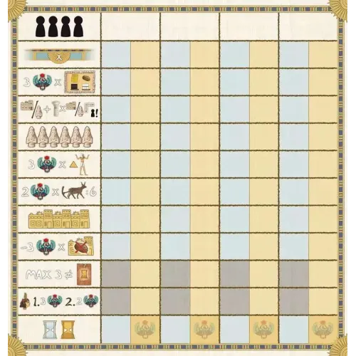 Настольная игра Tekhenu: Обелиск Солнца (Текену: Обелиск Солнца) EN