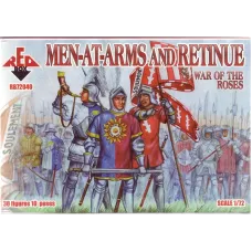 Фигурки воинов с оружием и кортеж. Война роз (RB72040) Масштаб:  1:72