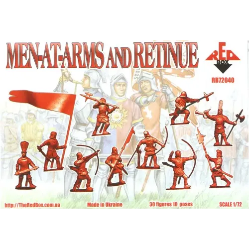 Фигуры и миниатюры Фигурки воинов с оружием и кортеж. Война роз (RB72040) Масштаб: 1:72