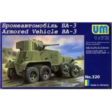 Бронеавтомобіль БА-3 (UM320) Масштаб: 1:72