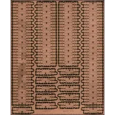 Набор фототравленых треков для танка Т-34 в масштабе 1/72 (модиф. 1942) (PE7237) Масштаб:  1:72