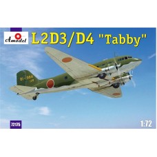 Транспортный самолет L2D3/D4 "Taddy" (AMO72175) Масштаб:  1:72