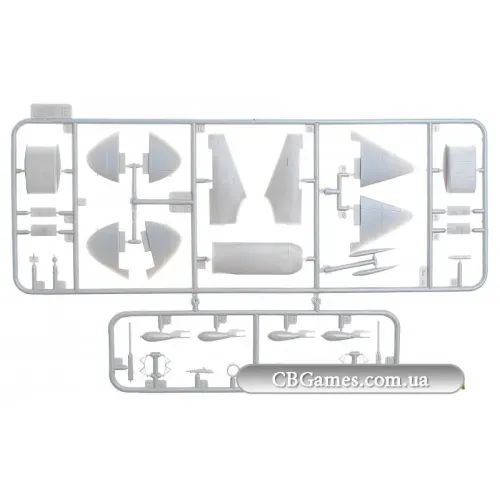 Збірна модель літака ICM48071 Винищувач RAF Spitfire Mk.XVI WWII 1:48
