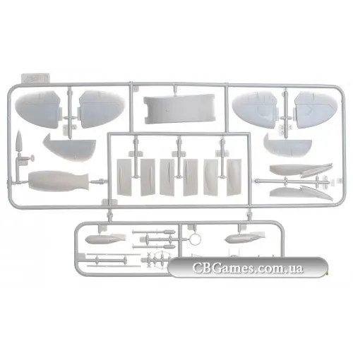 Збірна модель літака ICM48071 Винищувач RAF Spitfire Mk.XVI WWII 1:48
