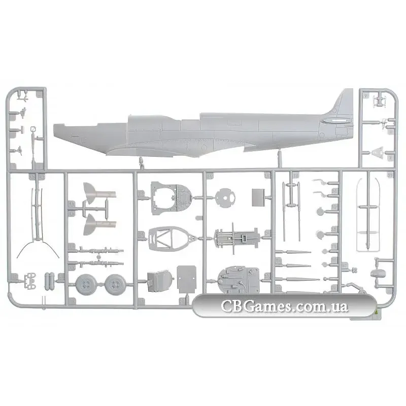 Збірна модель літака ICM48071 Винищувач RAF Spitfire Mk.XVI WWII 1:48
