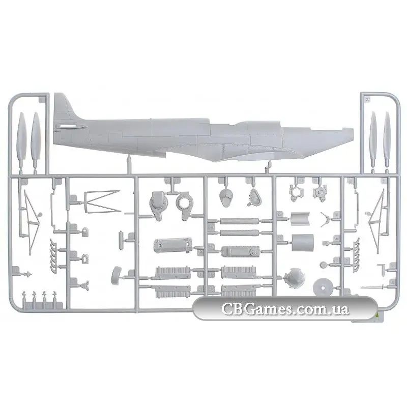 Збірна модель літака ICM48071 Винищувач RAF Spitfire Mk.XVI WWII 1:48