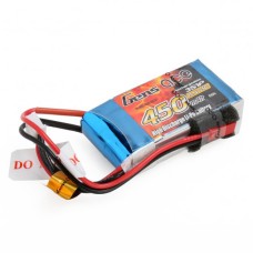 Аккумулятор Gens Ace LiPO 11,1В 450мАч 3S 25C 56х30х15мм 46,9г JST-SYP (B-25C-450-3S1P)