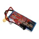 Аккумуляторы Аккумулятор Gens Ace LiPO 7,4В 1400мАч 2S 1С 76х30х13мм 57г JR (B-RX-1400-2S1P)