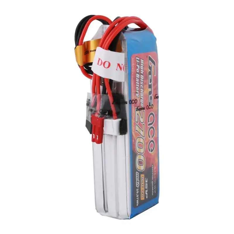 Аккумулятор Gens Ace LiPO 11,1В 2700мАч 3S 1С 93х31х24мм 200г FUTABA/JST-XHR-3P/JST-SYP (B-TX-2700-3S1P)