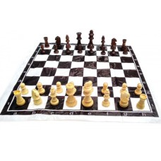 Шахи дорожні в блістері (h фігур 4-8.5 см, d-2.5-3.5 см) P305