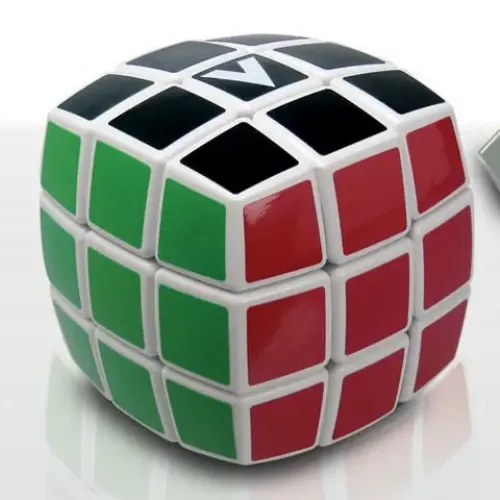 Головоломки та Кубики Рубіка V-CUBE 3х3 White / Кубик 3х3 білий круглий білий