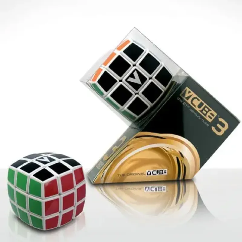 V-CUBE 3х3 White / Кубик 3х3 білий круглий білий