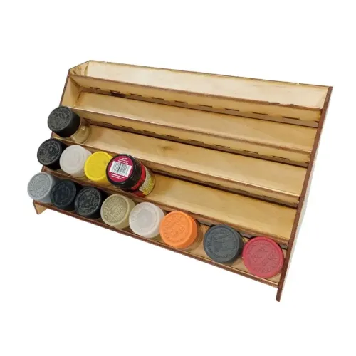 Модульное рабочее место WO-1234 Подставка под краску для 50 емкостей диаметром 35мм