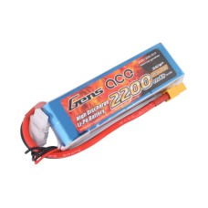 Аккумулятор Gens Ace LiPO 11,1В 2200мАч 3S 45C 106х34х24мм 189г XT60 (B-45C-2200-3S1P-XT60)