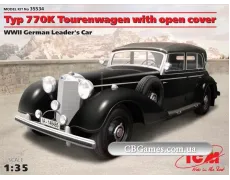 ICM35534 Typ 770K Tourenwagen з відкритою кришкою, німецький лідерський автомобіль Другої світової війни