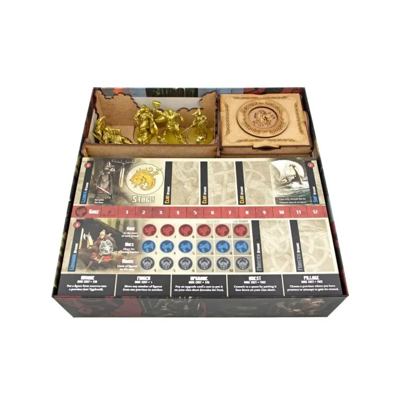 Органайзер для настільної гри Кров і Лють KS 2019 (Organizer for boardgame Blood Rage KS 2019)