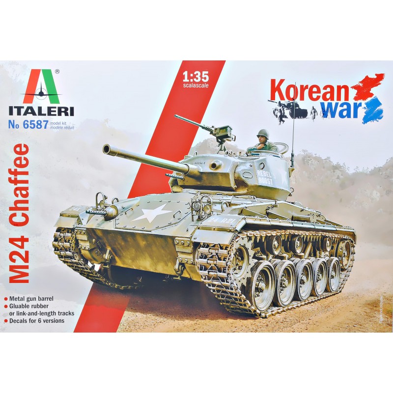 Збірна модель Легкий танк M24 Chaffee (Корейская война)