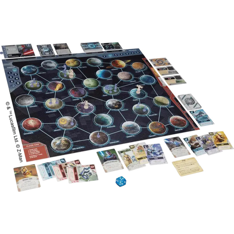 Настольная игра Star Wars: The Clone Wars – A Pandemic System Game (Звездные войны: Войны клонов)