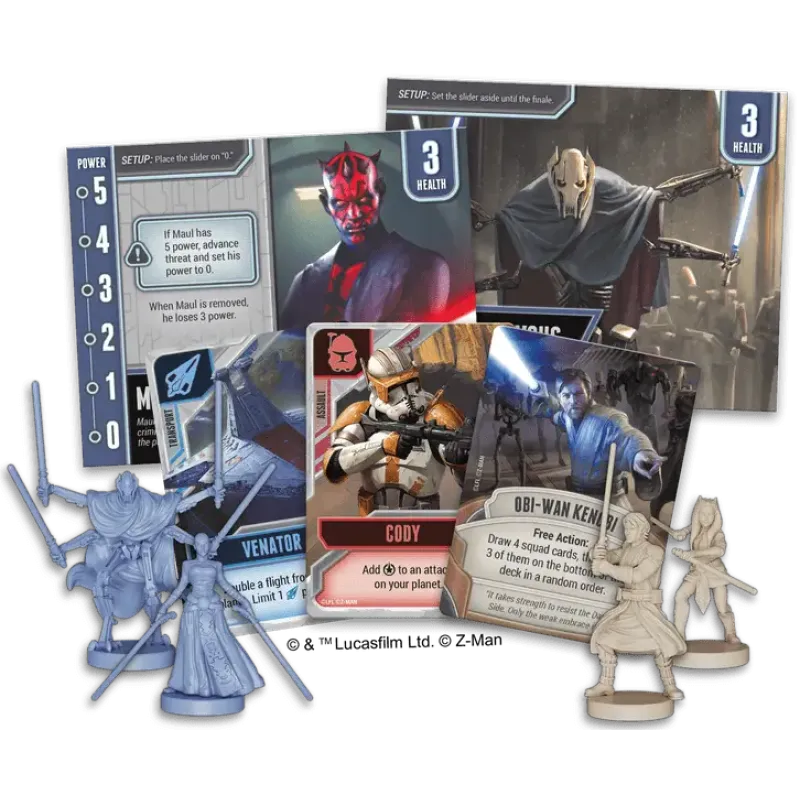 Настольная игра Star Wars: The Clone Wars – A Pandemic System Game (Звездные войны: Войны клонов)