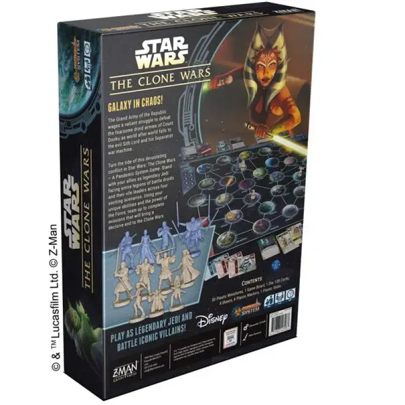 Настольная игра Star Wars: The Clone Wars – A Pandemic System Game (Звездные войны: Войны клонов)