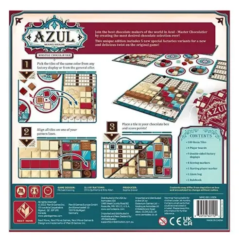 Настольная игра Азул: Мастер шоколатье (Azul: Master Chocolatier) EN