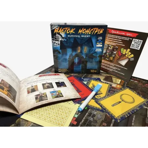 Настольная игра Квест в коробке: Поместье Монстров UA