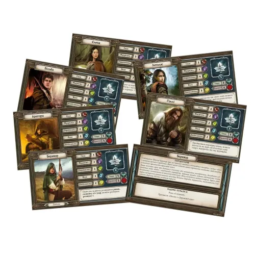 Настільна гра Володар Перснів: Пригоди в Середзем'ї (The Lord of the Rings: Journeys in Middle-Earth) UA