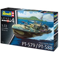 Збірна модель-копія Revell Катер Patrol Torpedo Boat PT-579/PT-588 рівень 4 масштаб 1:72