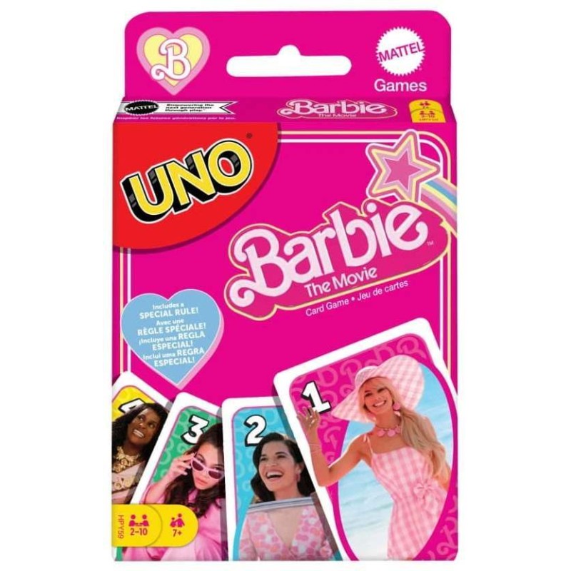 Настольная игра Уно: Барби в кино (UNO: Barbie the Movie)