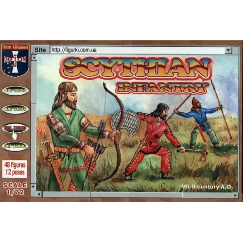 Фигуры и миниатюры Scythlan infantry, VII-II century A.D. (ORI72025) Масштаб: 1:72