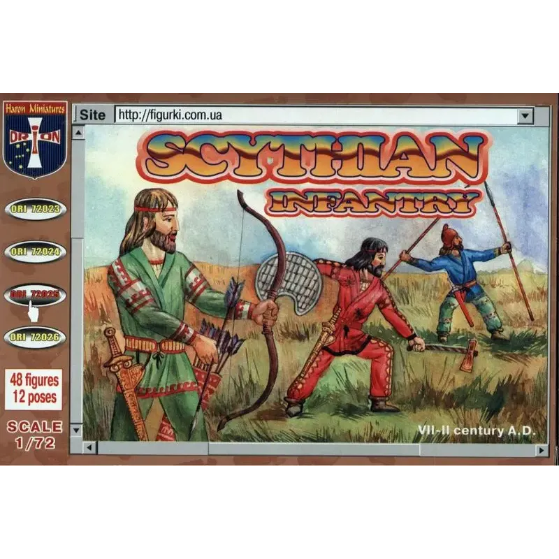 Scythlan infantry, VII-II century A.D. (ORI72025) Масштаб: 1:72