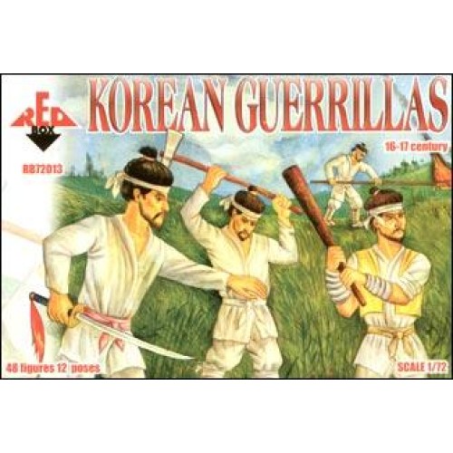 Фігури та мініатюри Korean Guerrillas, XVI-XVII ст. AD (RB72013) Масштаб: 1:72